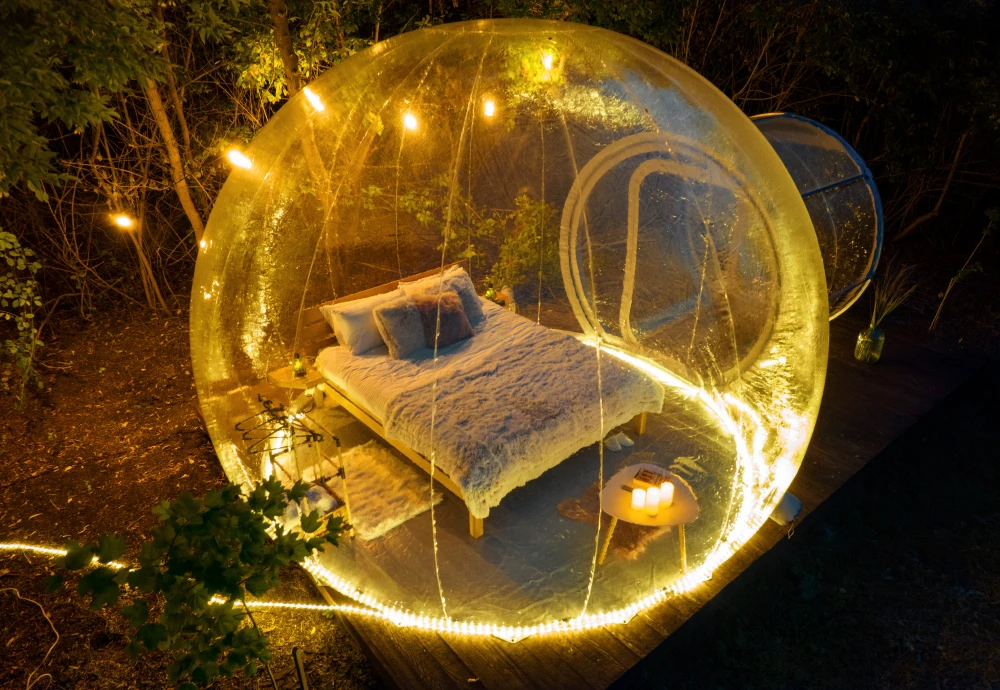 inflatable bubble tent transparent