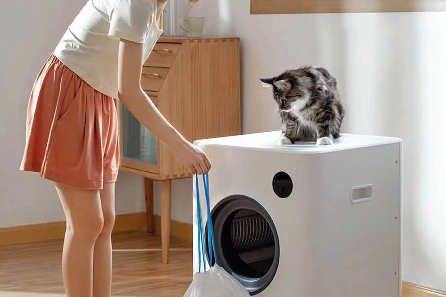 automatic litter box for cats